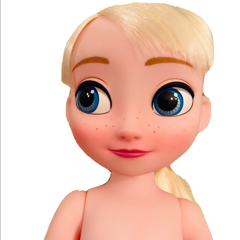 Disney Animators Elsa Doll 16” Nude To Dress For OOAK New Without Box Blond